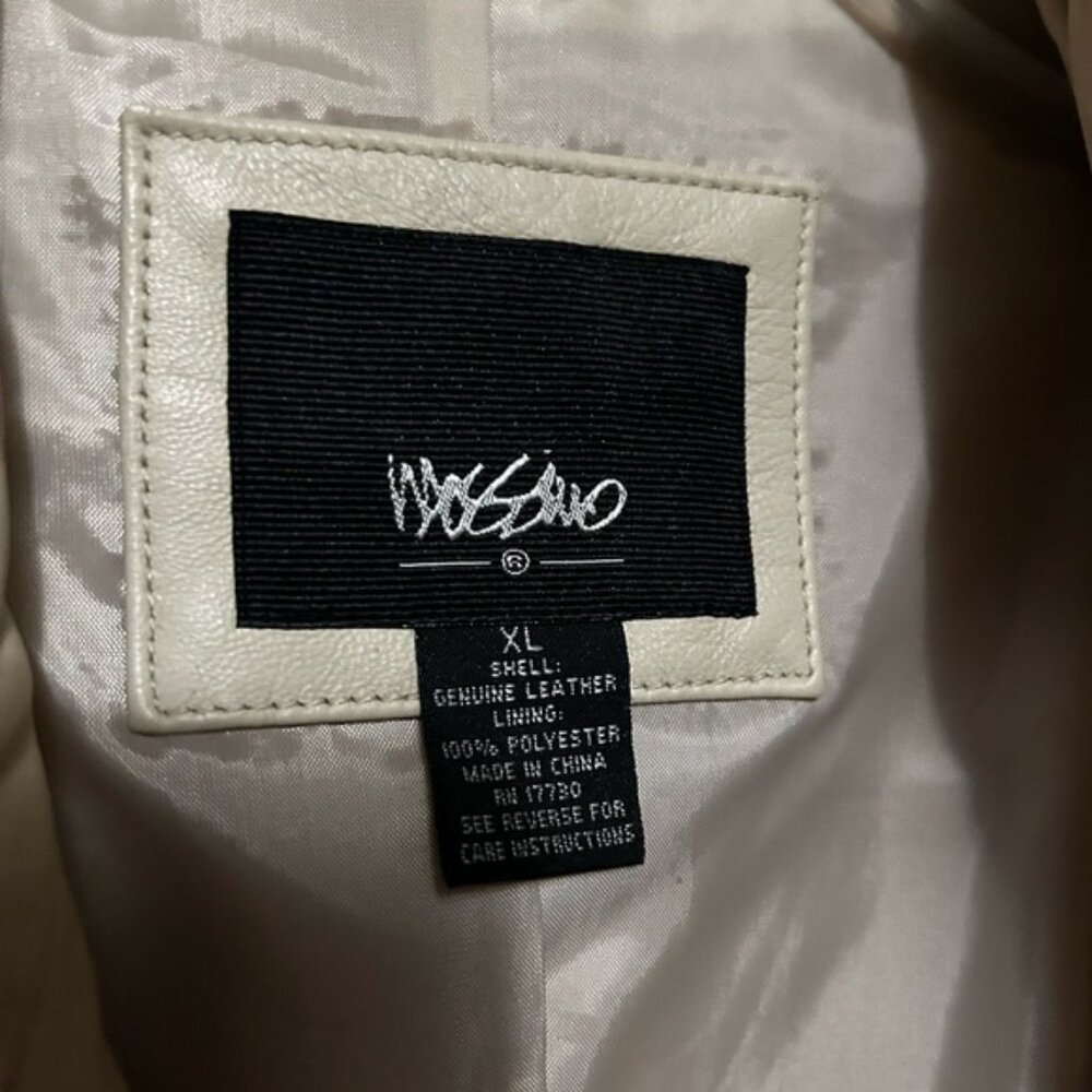 Mossimo Cream Leather Jacket - image 2